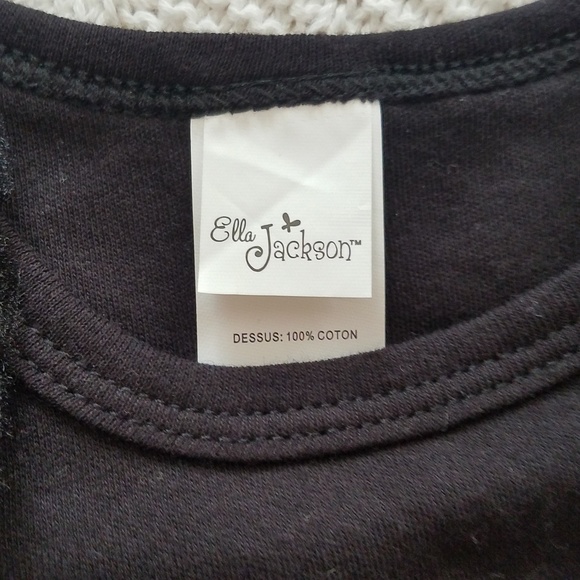 Ella jackson Little black dress ruffle romper - Picture 3 of 3